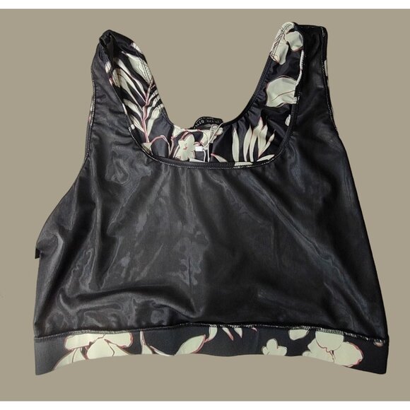 In the Style Women's Black and Cream Floral 2-piece Bikini Set Size 26 NWT - Picture 7 of 16